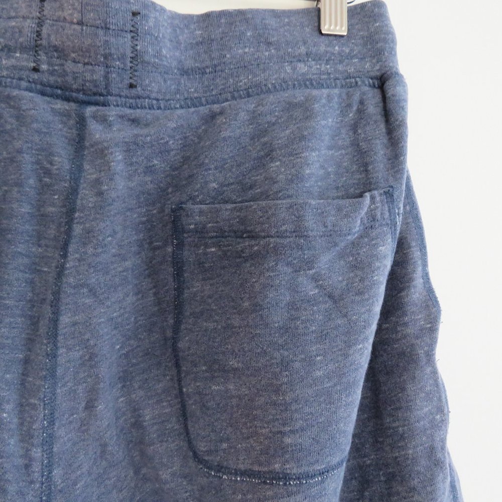 REIGNING CHAMP Heathered Blue Midweight Terry Sweat Short - Size M - Picture 13 of 13
